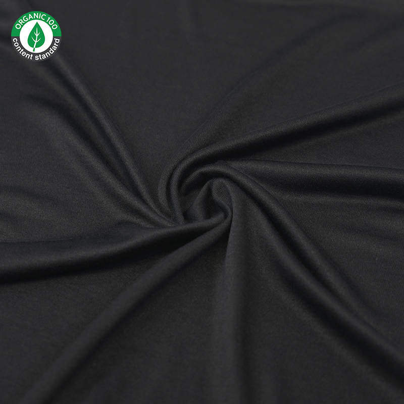 Fabrik Jersey Bambu/Poliester Organik